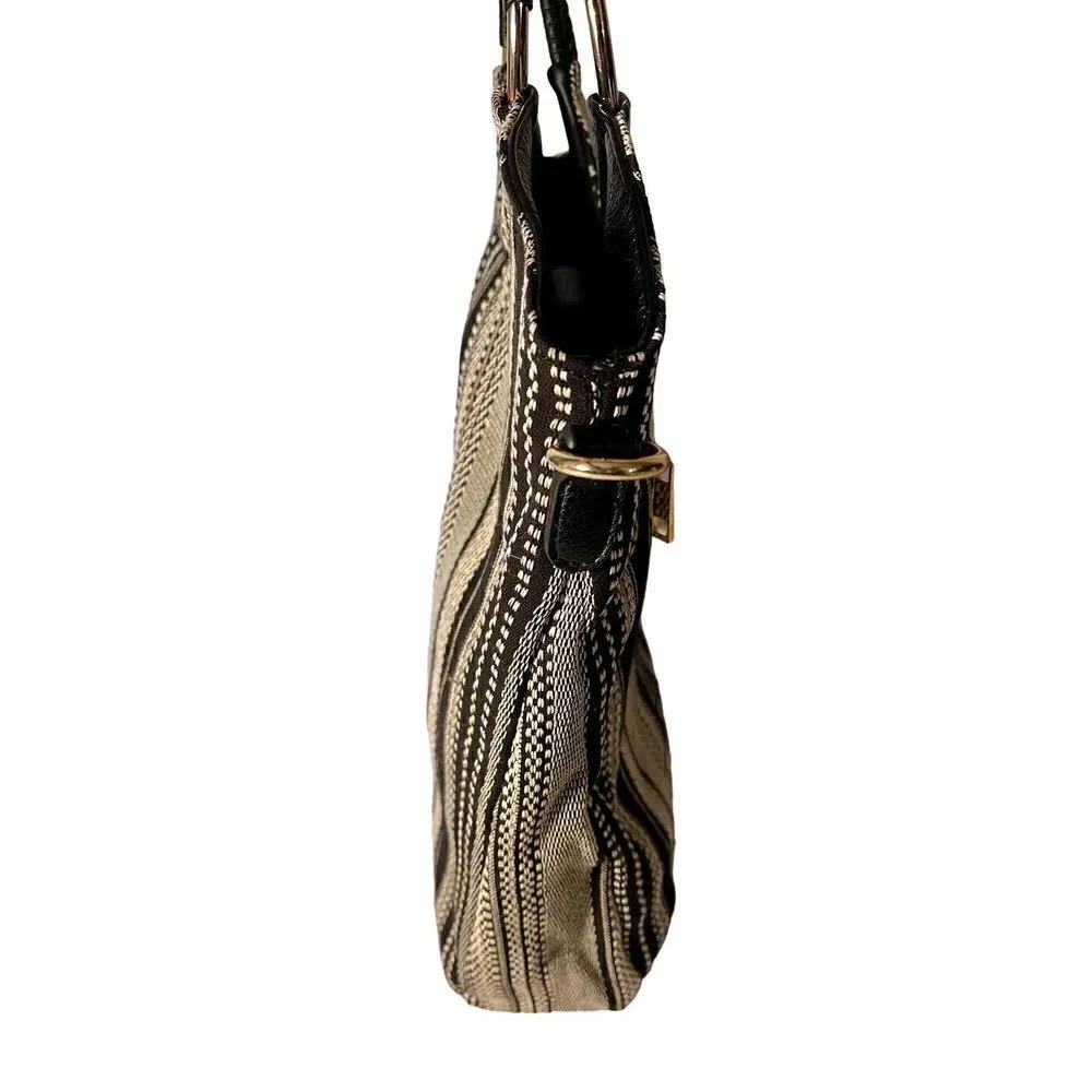 Sole Society Nordstrom Womens Black & White Handbag Tote Boho Purse